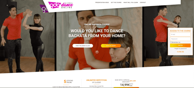 GlobalDanceOnline Learn Bachata Dance Lessons Online