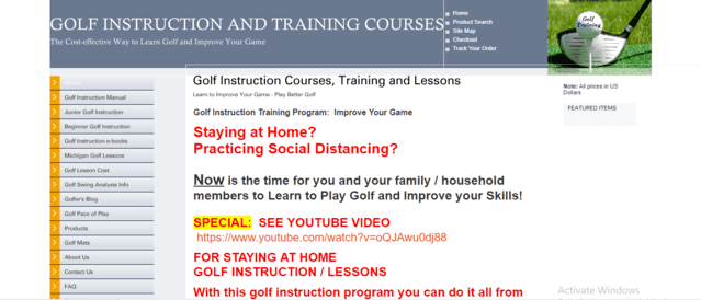 Golfinstructioncourses Learn Golf Lessons Online