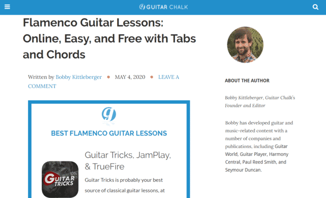 Guitarchalk Learn Flamenco Guitar Lessons Online