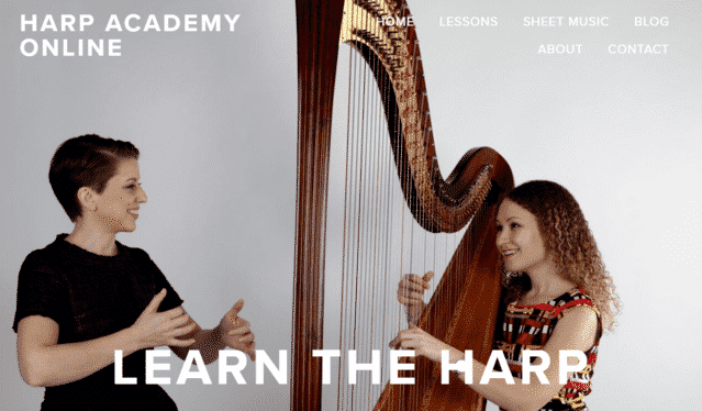 Harpacademyonline Learn Harp Lessons Online
