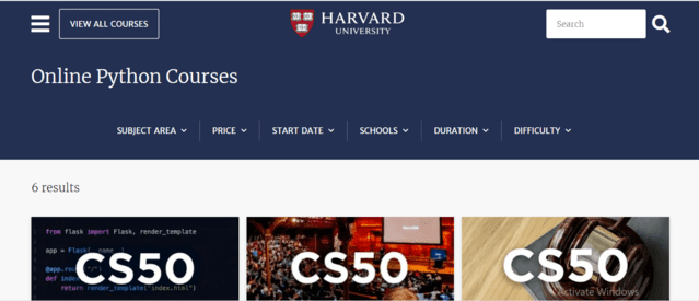 Harvarduniverstyonline Learn Python Lessons Online