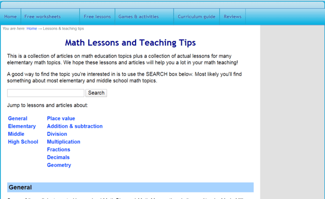 HomeSchoolMath Learn Maths Lessons Online