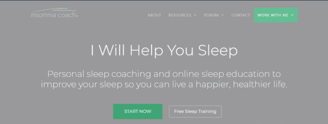 InsomniaCoach Learn Sleeping Lessons Online