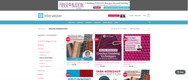 Interweave Learn Crocheting Lessons Online