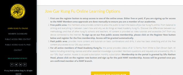 Jowgar Learn Kung Fu Lessons Online