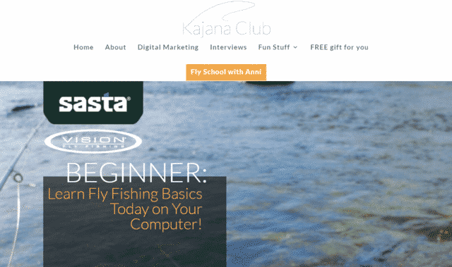 Kajanaclub Learn Fly Fishing Lessons Online