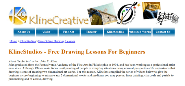 Klinecreative Learn Drawing Lessons Online