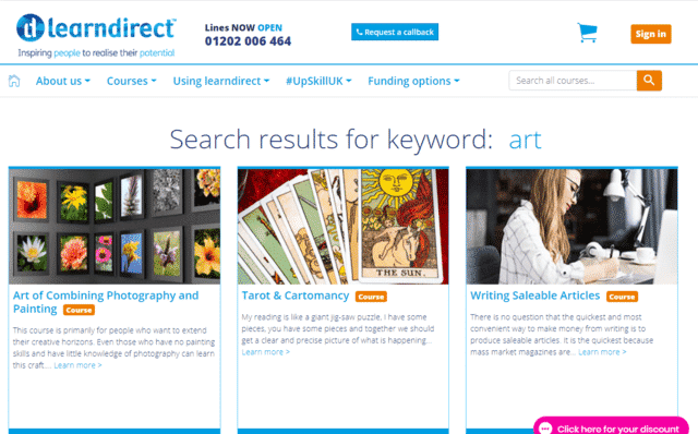 LearnDirect Learn Art Lessons Online