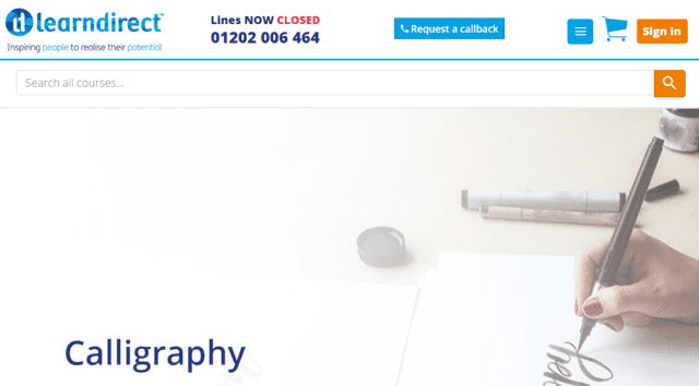 Learndirect Learn Calligraphy Lessons Online