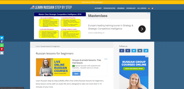 Learnrussianstepbystep Learn Russian Lessons Online
