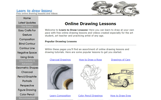 Learntodrawlessons Learn Drawing Lessons Online