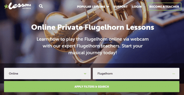 Lessonaustralia Learn Flugelhorn Lessons Online