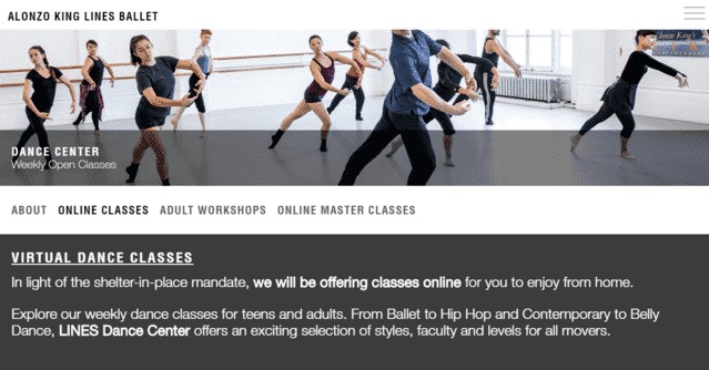 Linesballet Learn Dance Lessons Online