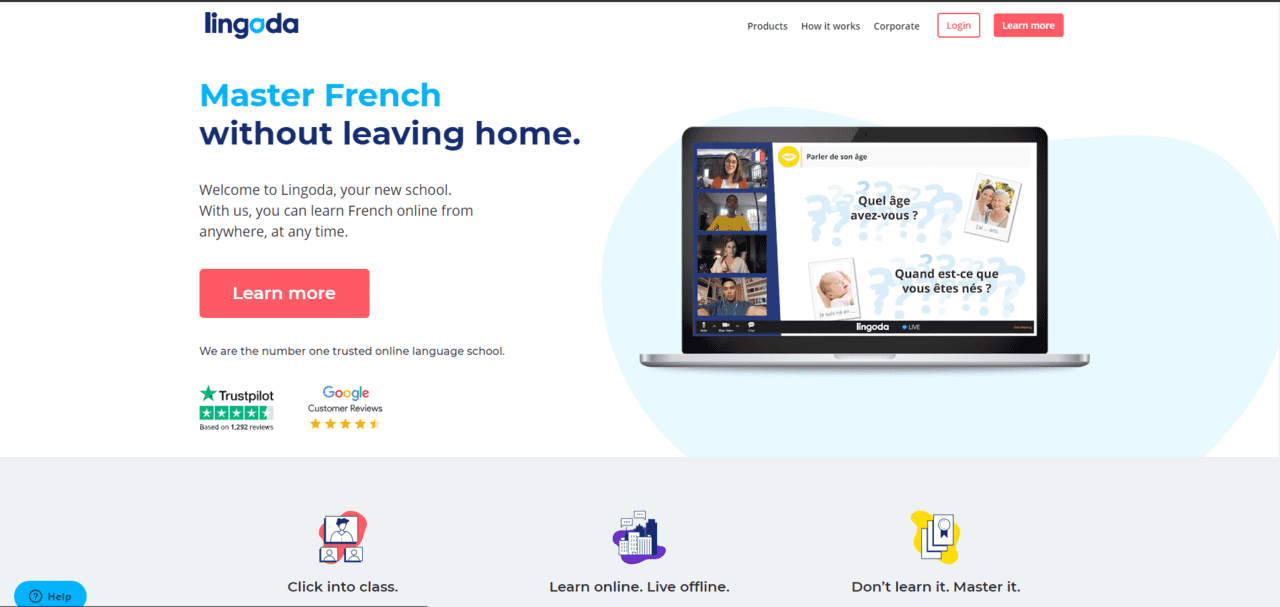 Lingoda Learn French Lessons Online