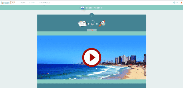 loecsen learn hebrew lessons online