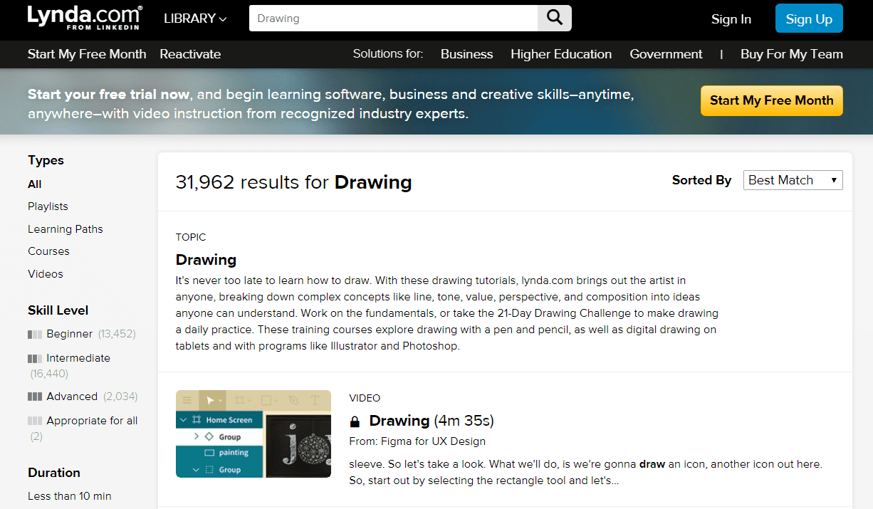 Lynda Learn Drawing Lessons Online