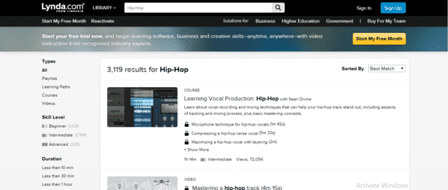 Lynda Learn Hip Hop Lessons Online