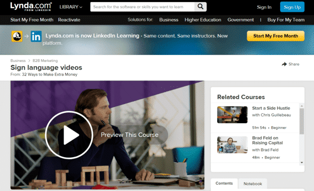 Lynda Learn Sign Language Lessons Online