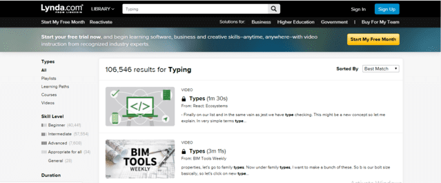 Lynda Learn Typing Lessons Online