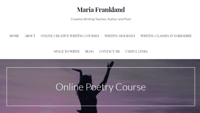 Mariafrankland Learn Poems Lessons Online