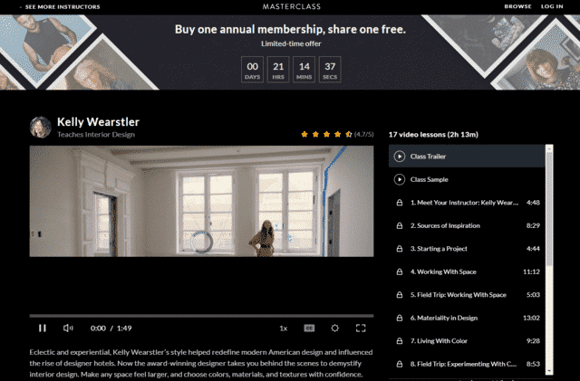 MasterClass Learn Interior Design Lessons Online