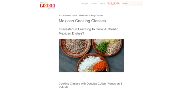 MexicanFoodJournal Learn Mexican Cooking Lessons Online
