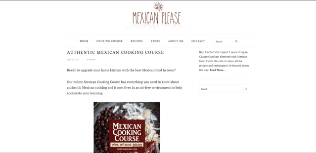 MexicanPlease Learn Mexican Cooking Lessons Online