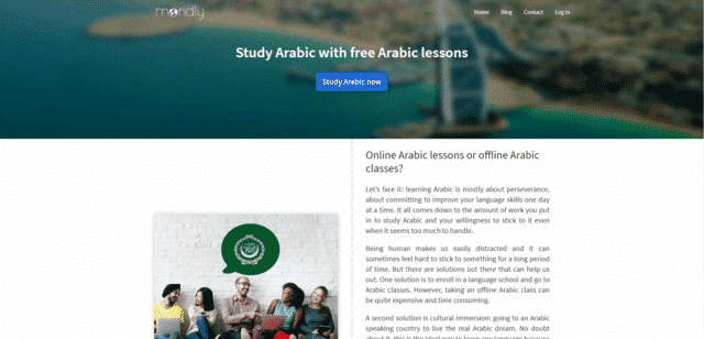 Mondly Learn Arabic Lessons Online