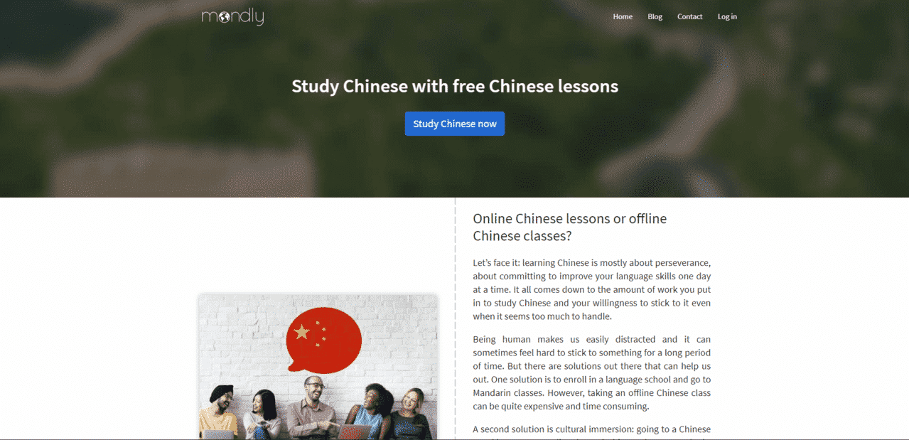 Mondly Learn Chinese Lessons Online