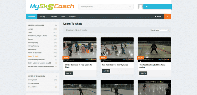 MySkateCouch Learn Ice Skating Lessons Online