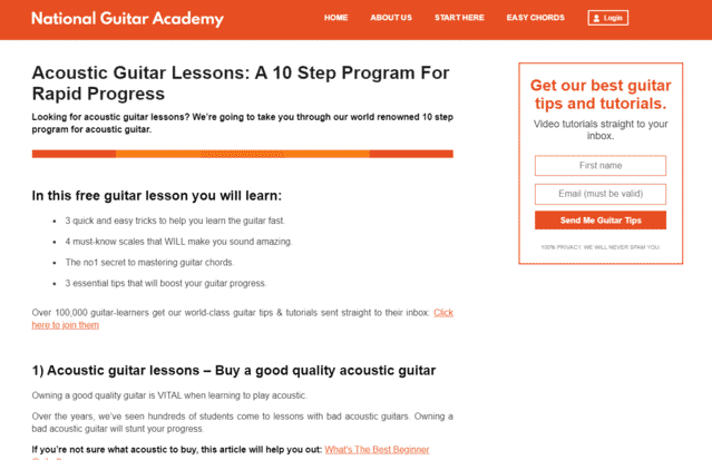 NationalGuitarAcademy Learn Acoustic Guitar Lessons Online