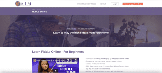 Oaim Learn Fiddle Lessons Online