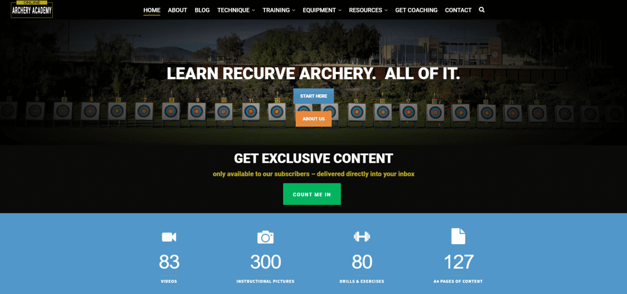 Onlinearcheryacademy Learn Archey Lessons Online