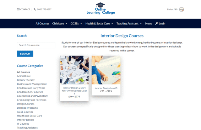 OnlineLearningCollege Learn Interior Design Lessons Online