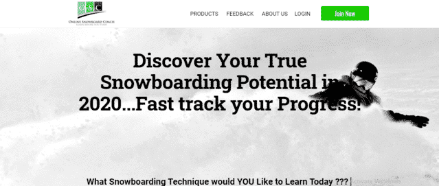 Onlinesnowboardcoach Learn Snowboarding Lessons Online