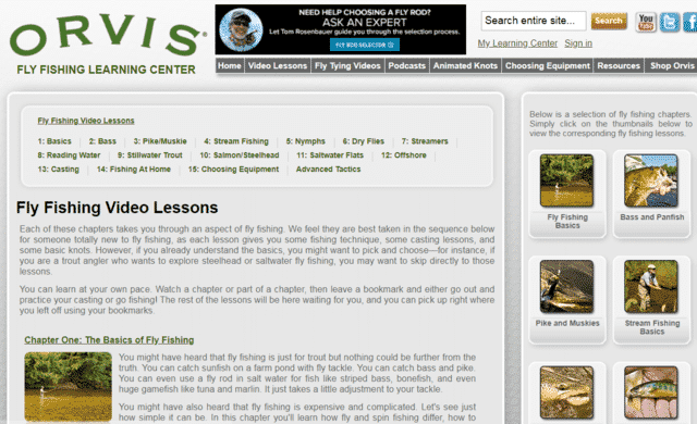 Orvis Learn Fly Fishing Lessons Online