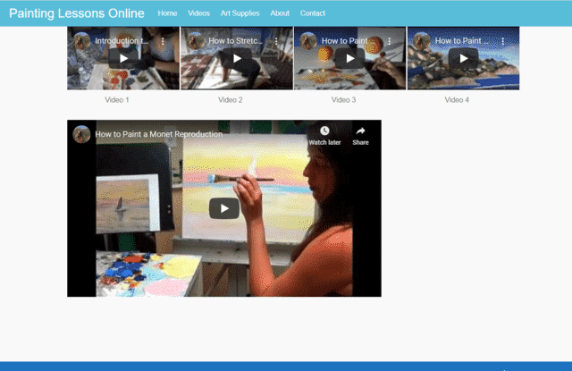 PaintingLessonsOnline Learn Painting Lessons Online