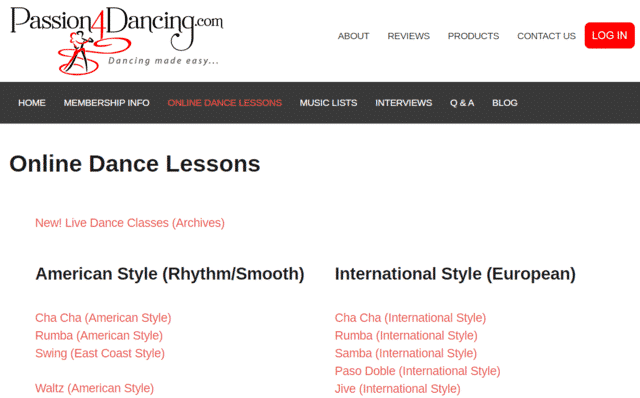 Passion4dancing Learn Dance Lessons Online