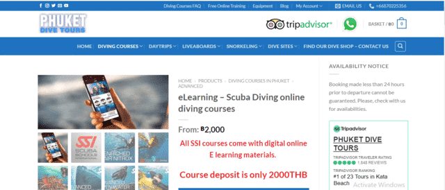 PhuketDiveTours Learn Scuba Diving Lessons Online