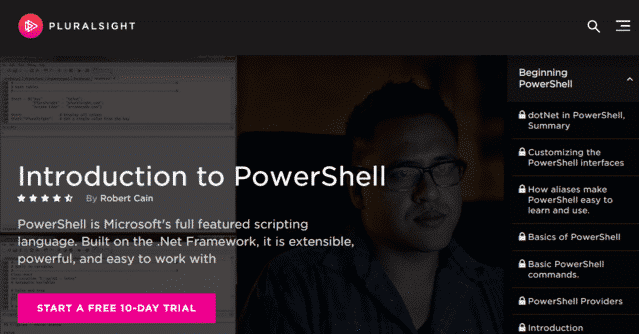 Plurasight Learn Powershell Lessons Online