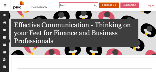 PWC Learn Thinking And Communication Lessons Online