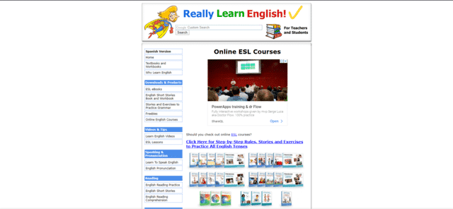 ReallyLearnEnglish Learn ESL Lessons Online