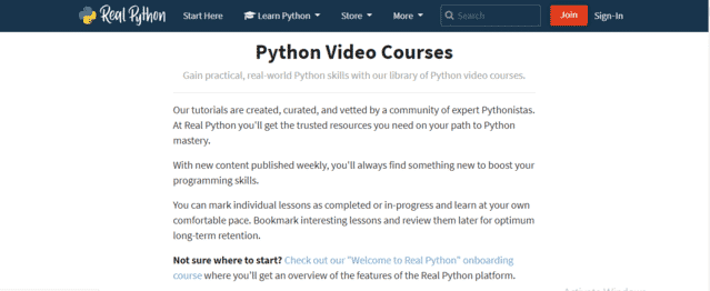 Realpython Learn Python Lessons Online