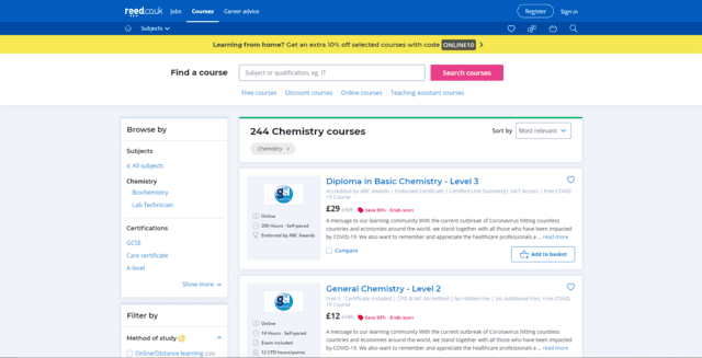 Reed Learn Chemistry Lessons Online