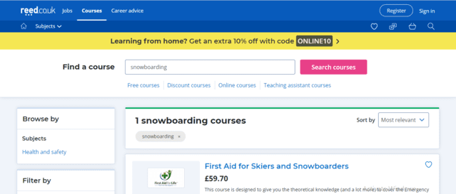 Reed Learn Snowboarding Lessons Online