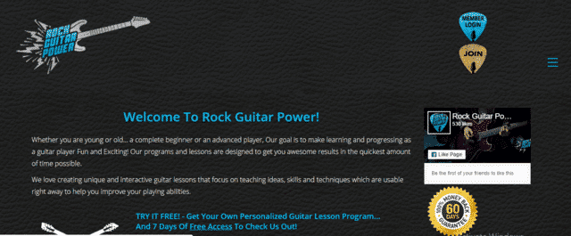 RockGuitarPower Learn Rock Guitar Lessons Online