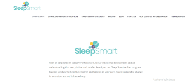 SafeSleepSpace Learn Sleeping Lessons Online