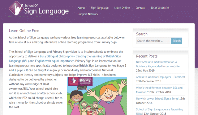 Schoolofsignlanguage Learn Sign Language Lessons Online