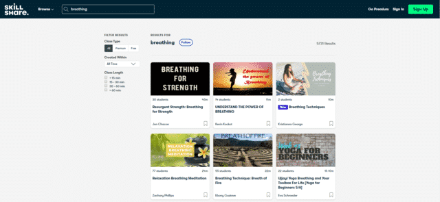 Skillshare Learn Breathing Lessons Online