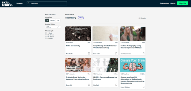 Skillshare Learn Chemistry Lessons Online